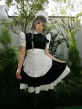 Black silk game beauty [Cosplay] izayoi Sakuya Japanese super seductive beauty photo(6)
